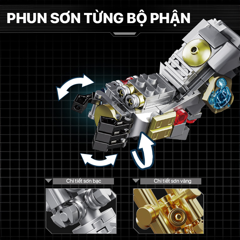 Mô hình lắp ghép - Bear Robot - Optimus Prime 188003 3 mo hinh lap ghep bear robot optimus prime 03